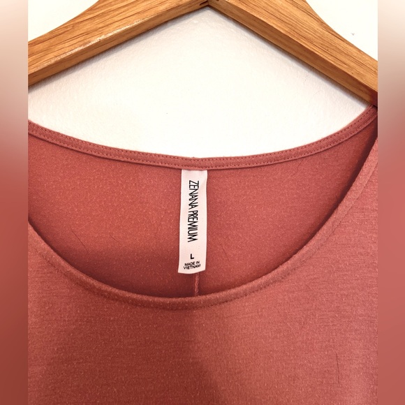 CASUAL DUST ROSE DRESS size L - Picture 2 of 3